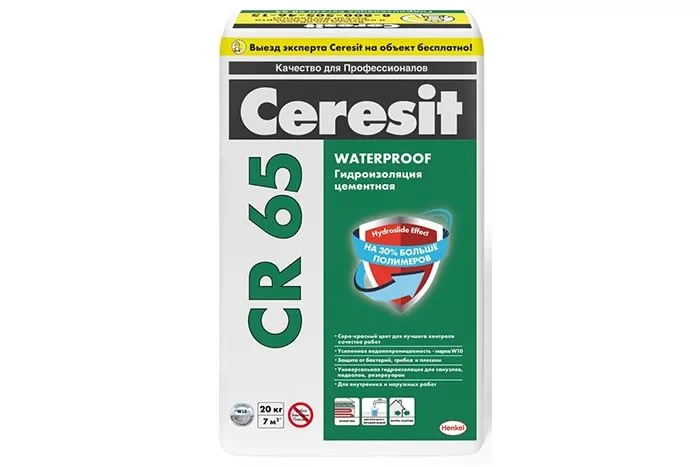 Гидроизоляция Ceresit CR 65 20 кг- nav