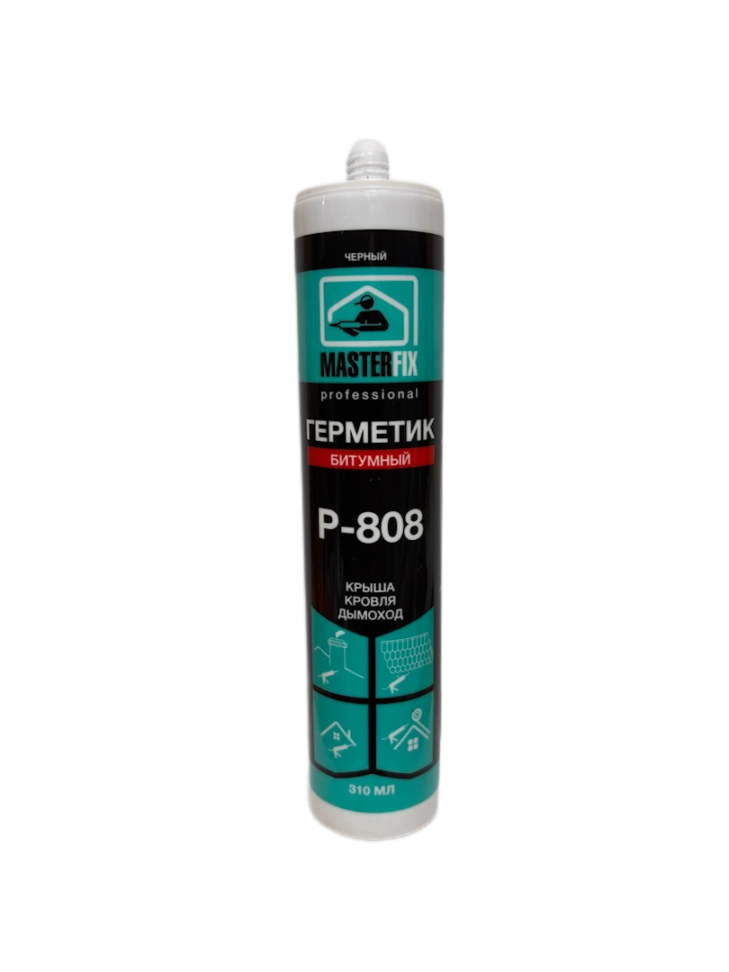 Битумный герметик Masterfix R808 черный 310 мл- nav