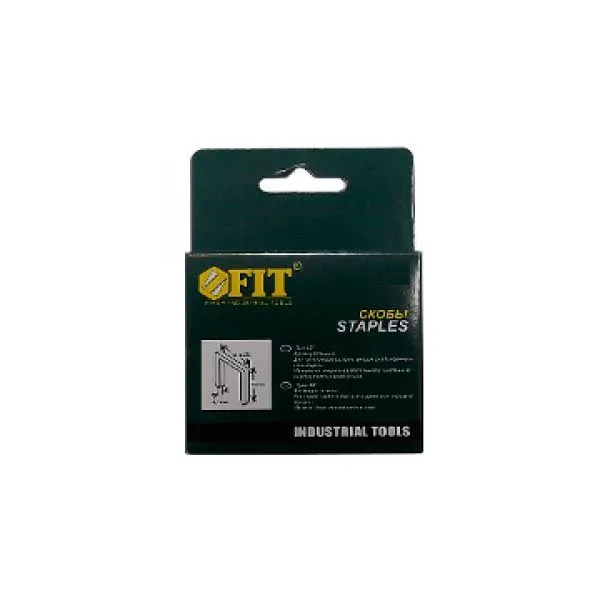 Скобы для степлера FIT Профи тип 53 6х11.3х0.7 мм 1000 шт картинка Скобы для степлера FIT