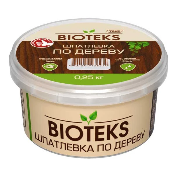 Шпатлевка по дереву Текс дуб 0.25 кг- nav