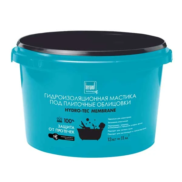 Гидроизоляционная мастика Bergauf Hydro-Tec Membrane 13 кг- nav