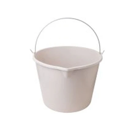 Ведро строительное пластиковое белое 20 л - nav