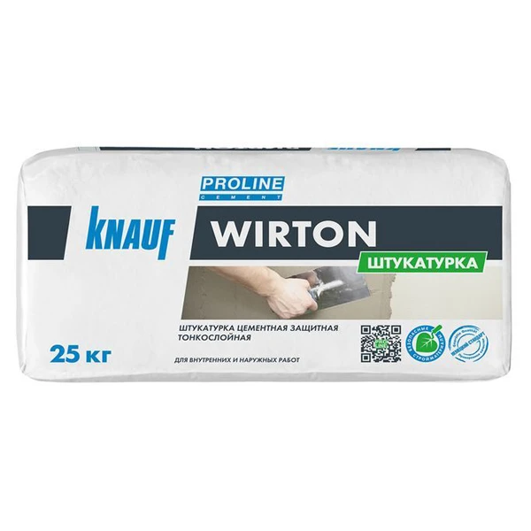 Штукатурка цементная КНАУФ-Виртон фасадная 25