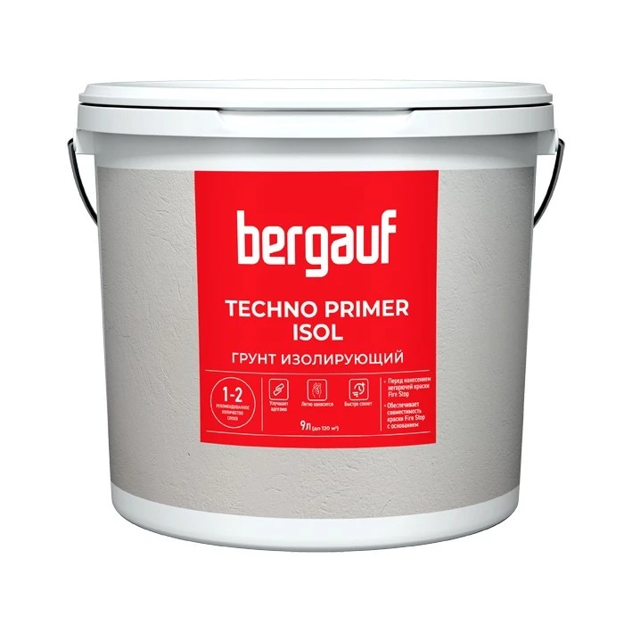 Грунт Bergauf TECHNO PRIMER ISOL 9 л / 11 кг- nav