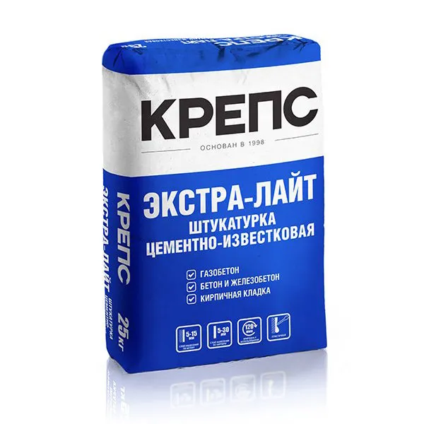 картинка Штукатурка цементно-известковая Крепс