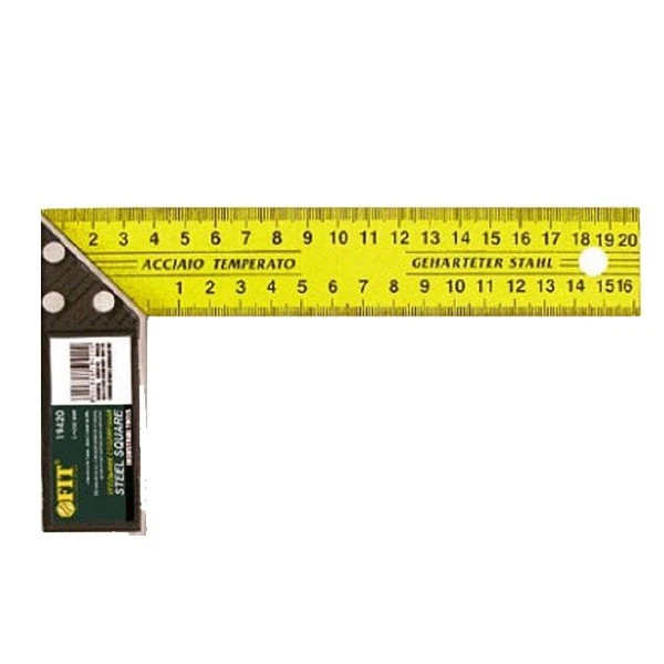 Угольник столярный металлический FIT, 350 мм- nav