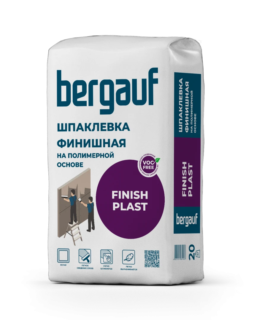Полимерная шпаклевка Бергауф Finish Plast
