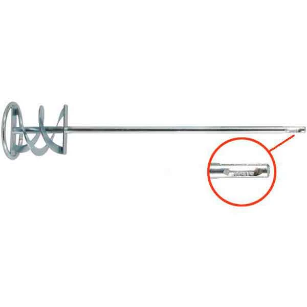 Миксер для сухих строительных смесей FIT Профи, усиленный, SDS PLUS, 80х400 мм картинка Миксер для сухих строительных