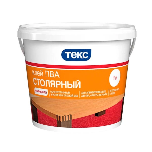 Клей ПВА Текс Столярный универсал 1 кг- nav