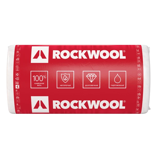 Утеплитель Роквул Каркас Баттс 1000х600х100 мм 6 шт 3.6 м2 картинка Утеплитель Роквул Каркас Баттс