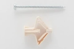 Анкер нейлоновый для тонких плит с шурупом PLA, 50 шт. картинка  Анкер нейлоновый для