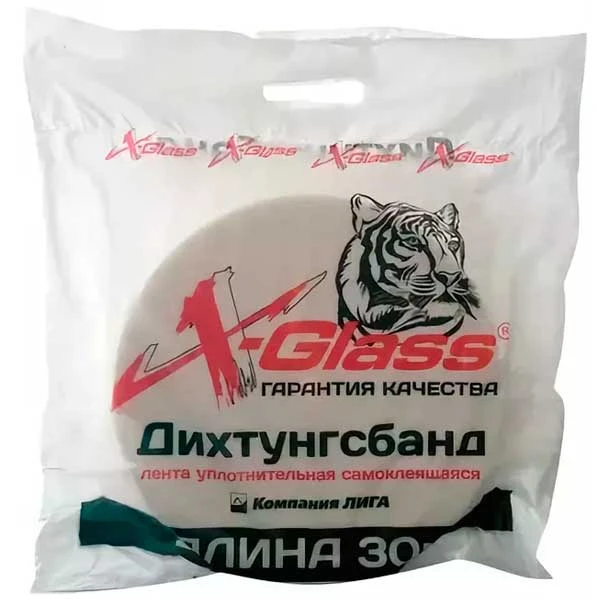 Лента уплотнительная Дихтунгсбанд 30х3 мм 30 м самоклеящаяся- nav