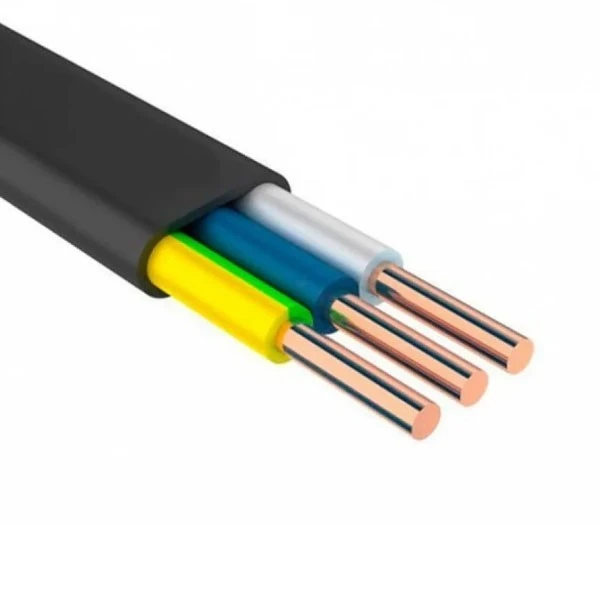 Силовой кабель плоский ВВГнг 3х2,5 100 м- nav