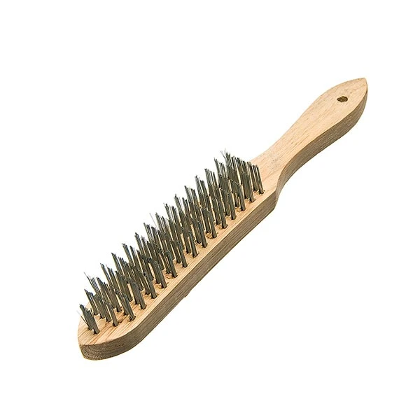 Корщетка с деревянной ручкой 6-ти рядная- nav