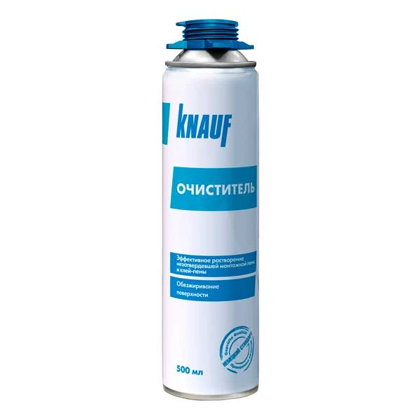 Очиститель монтажной пены КНАУФ 500 мл- nav