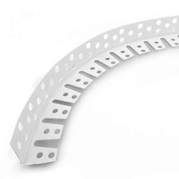 Профиль ПВХ арочный перфорированный, 25х25 мм, 3 м- nav