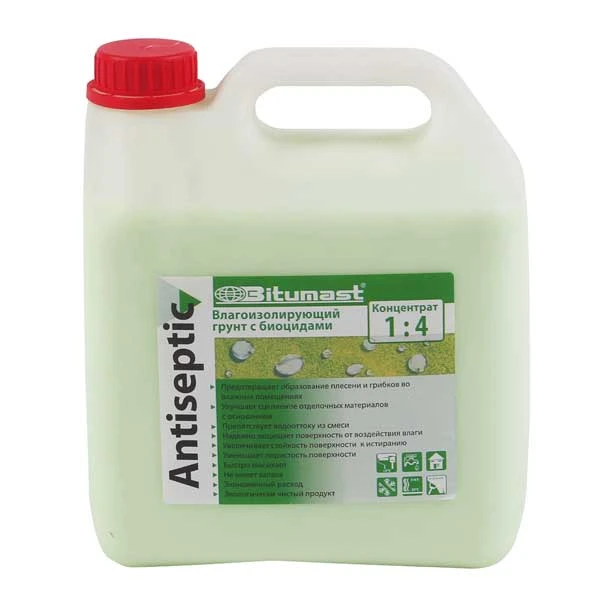 картинка Грунтовка Bitumast Antiseptic концентрат