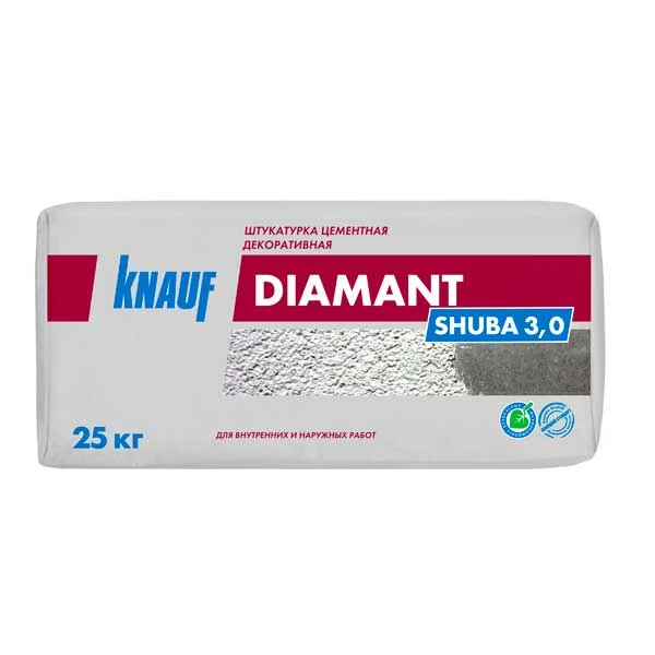 Штукатурка декоративная КНАУФ-Диамант Шуба 3.0 25 кг- nav