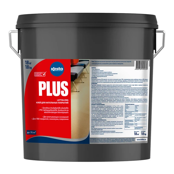 Клей для напольных покрытий Kesto Plus 18 кг- nav