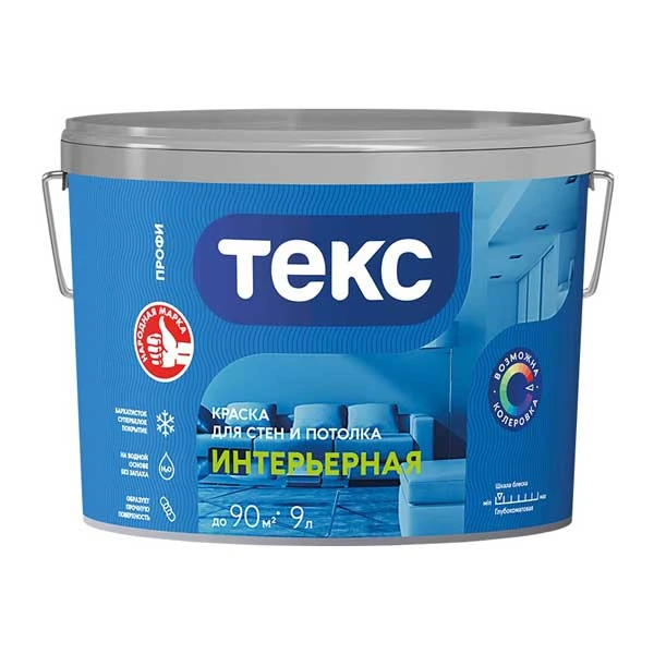 картинка Краска ТЕКС для интерьеров