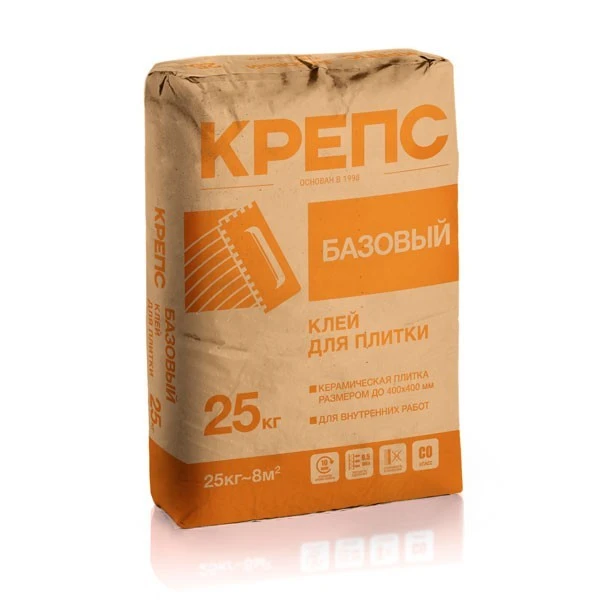 картинка Клей для плитки Крепс