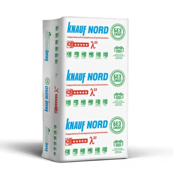 Утеплитель КНАУФ Nord 50х600х1250 мм
