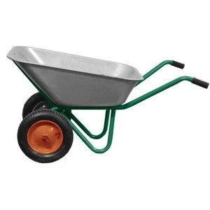 Тачка садово-строительная двухколесная 110 л 240 кг- nav