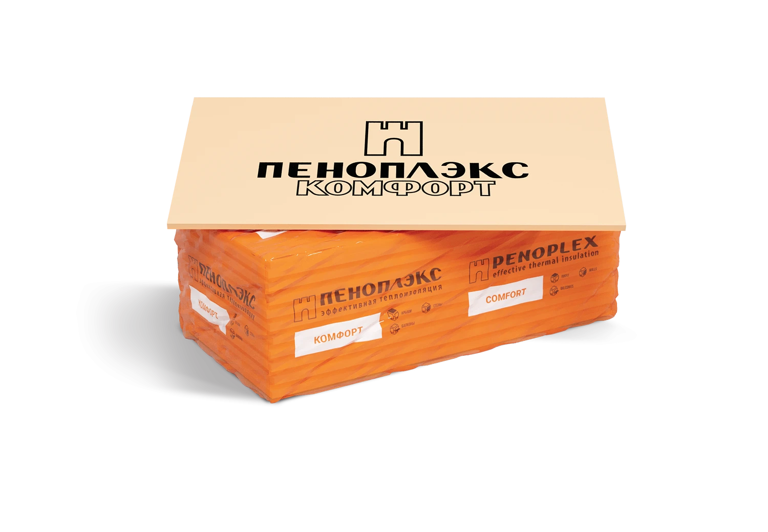 Экструдированный пенополистирол Пеноплэкс Комфорт 1185х585х40