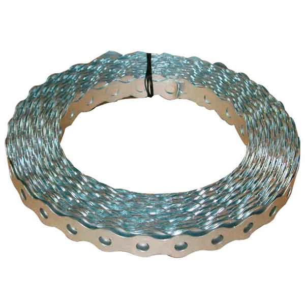 Лента крепежная перфорированная волнистая 12х0.5 мм 25 м- nav