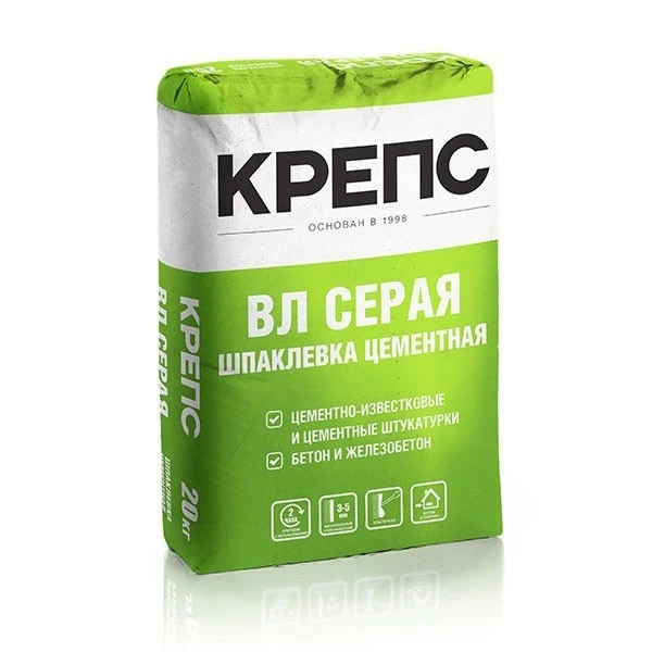 картинка Шпаклевка Крепс ВЛ серая