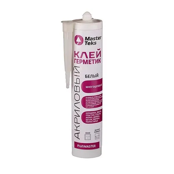 картинка Клей-герметик акриловый MasterTeks PM