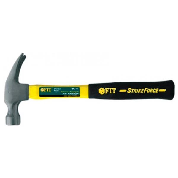 Молоток-гвоздодер, фиброглассовая усиленная ручка, 450