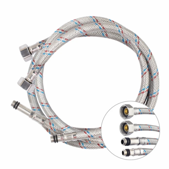 Подводка для смесителя гибкая, нержавеющая