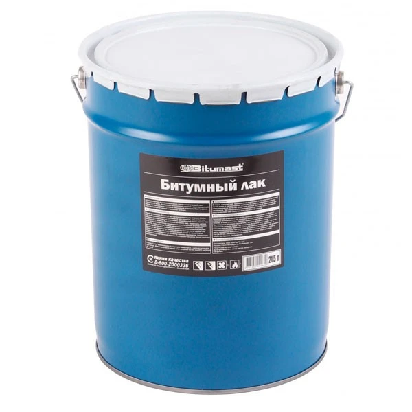 Лак битумный Bitumast, 21.5 кг- nav