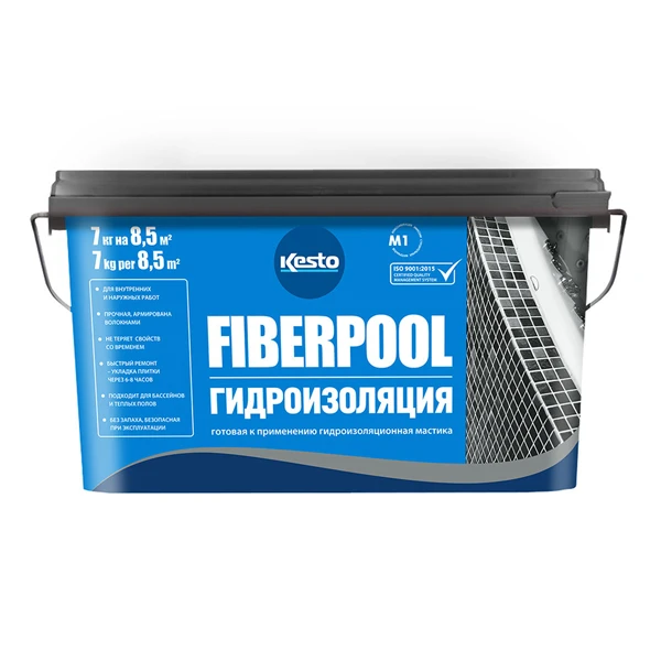 Гидроизоляция Kesto Фиберпул 7 кг- nav