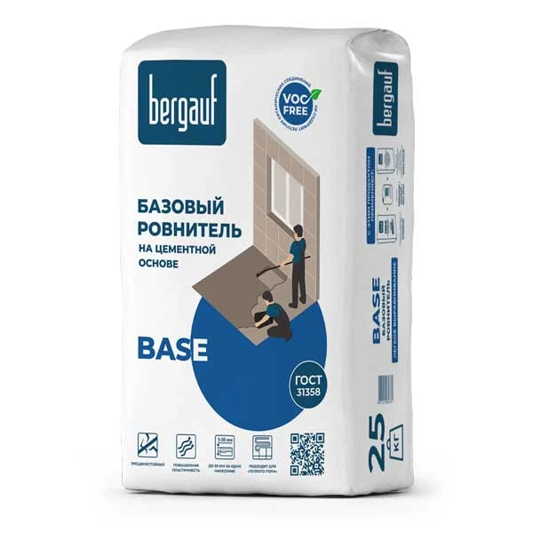 Ровнитель для пола Бергауф Base 25 кг- nav