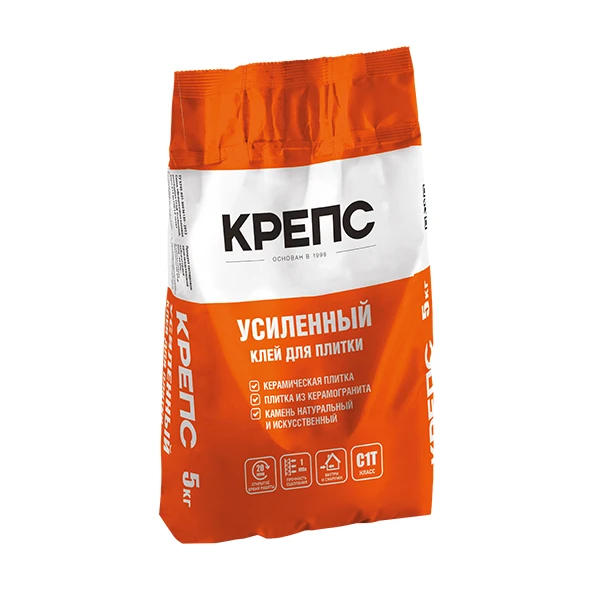 Клей для плитки Крепс Усиленный