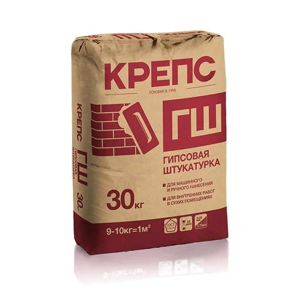 Штукатурка гипсовая Крепс ГШ 30