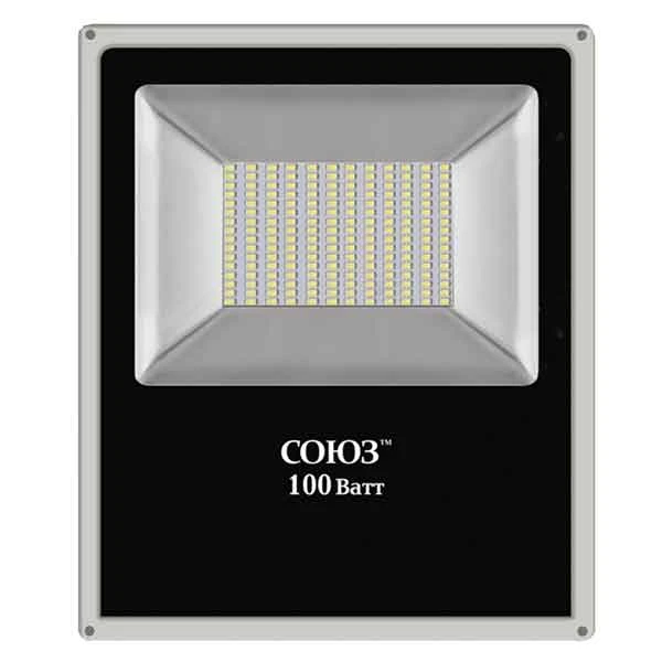 Прожектор светодиодный СОЮЗ, SMD, 100Вт, 6500K, IP65- nav