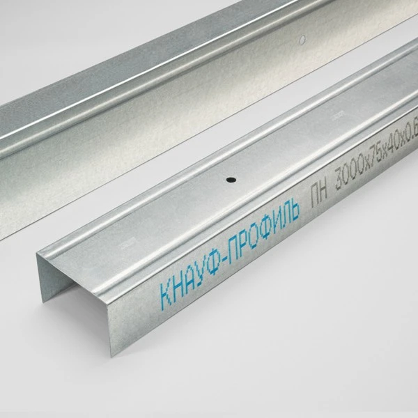 Профиль направляющий КНАУФ 75х40 мм 3 м 0.6 мм- nav