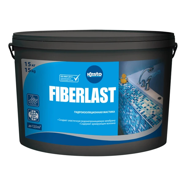 Гидроизоляция Kesto Fiberlast 15 кг- nav