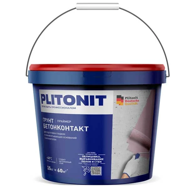 Грунтовка Plitonit БетонКонтакт (15 кг)-0