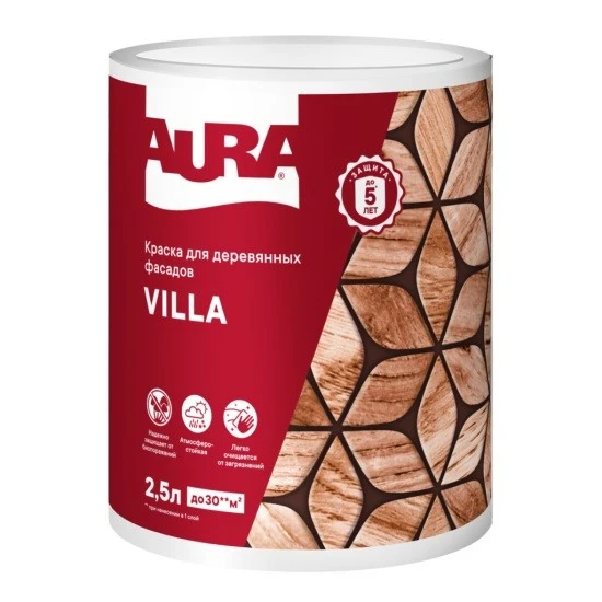 Краска Aura Villa фасадная по