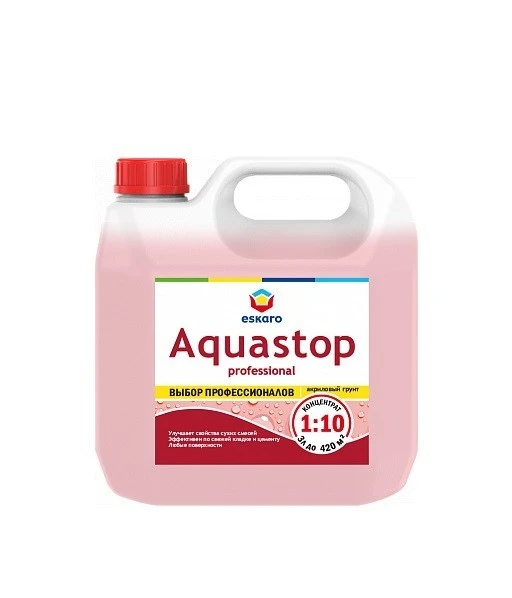 Грунт Eskaro Aquastop Professional 3 л концентрат 1:10- nav