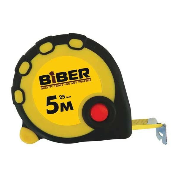 Рулетка Biber Standart 5 мх25 мм- nav